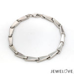 Load image into Gallery viewer, 4.5mm Platinum Light Weight Bracelet for Men JL PTB 1301
