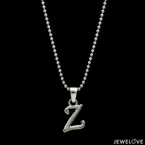 Alphabet Platinum Pendants JL PT P Alphabet-1