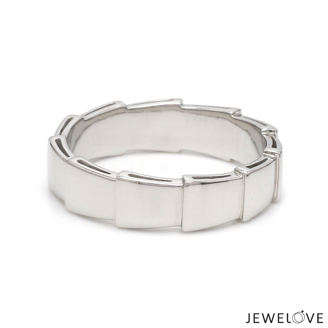 Plain Platinum Ring for Men JL PT 1392