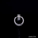 Load image into Gallery viewer, Plain Platinum Earring Bali for Men JL PT E 370
