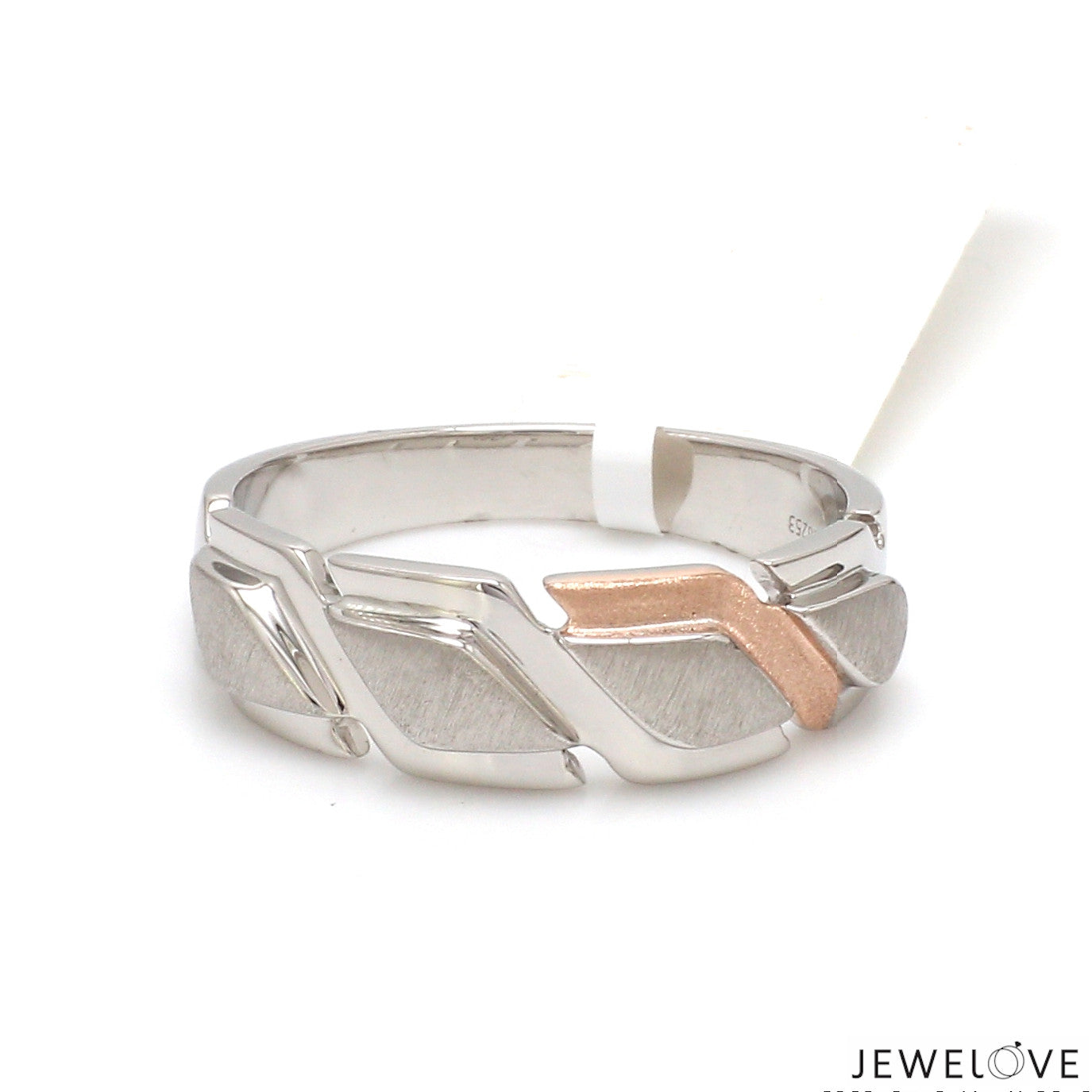 Men of Platinum | Rose Gold Heavy Ring for Men JL PT MSD 110