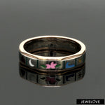 Load image into Gallery viewer, Platinum &amp; Rose Gold Men's Ring JL PT 1482
