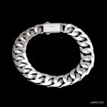 Load image into Gallery viewer, Men of Platinum | 11.75mm Heavy Platinum Bracelet JL PTB 1338
