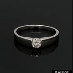 Load image into Gallery viewer, Platinum Solitaire Band with 1-Carat Lab Grown Solitaire for Men JL PT LG 1148
