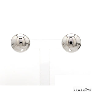 9.5mm Platinum Ball Earrings Studs JL PT E 187-B