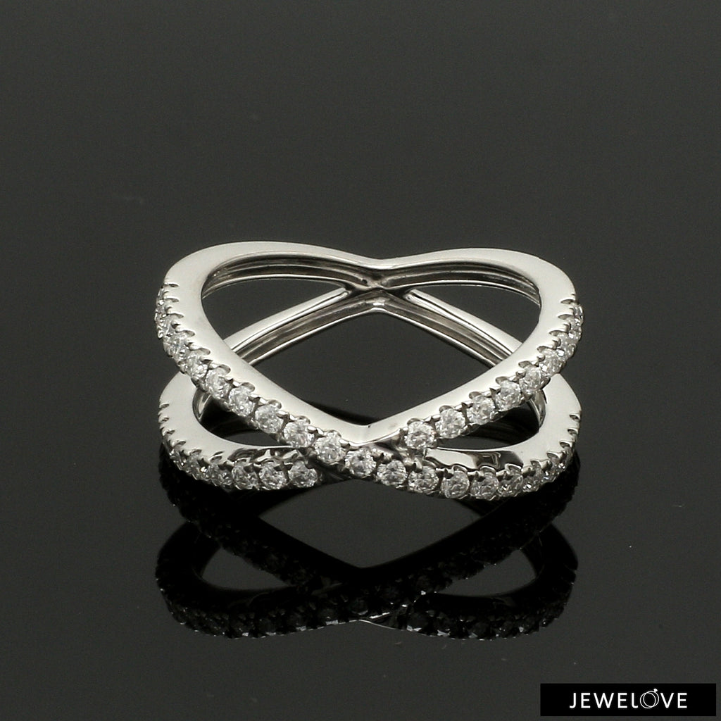 Platinum Diamond Ring for Women JL PT 1314   Jewelove