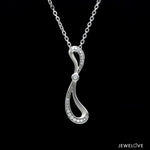 Load image into Gallery viewer, Evara Platinum Double Style Diamond Pendant for Women JL PT P 238
