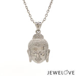 Load image into Gallery viewer, Plain Platinum Mahatma Buddha Pendant JL PT BUDDHA

