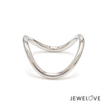 Load image into Gallery viewer, Platinum Ring with Unique Design for Women JL PT 1485
