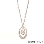 Load image into Gallery viewer, Platinum with Diamond Pendant Set for Women JL PT P 2444
