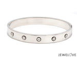 Load image into Gallery viewer, Platinum Plain Kada for Men JL PTB 1106-A   Jewelove.US
