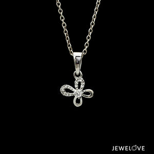 Beautiful Platinum with Diamond Pendant Set for Women JL PT PE 2425   Jewelove.US
