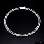 Load image into Gallery viewer, 4.5mm Japanese Platinum Cuban Bracelet for Men JL PTB 1176
