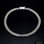 Load image into Gallery viewer, 4.5mm Japanese Platinum Cuban Bracelet for Men JL PTB 1176   Jewelove.US
