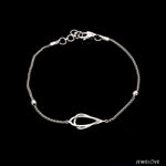 Load image into Gallery viewer, Evara Platinum Light Weight Bracelet for Women JL PTB 830-PT   Jewelove.US
