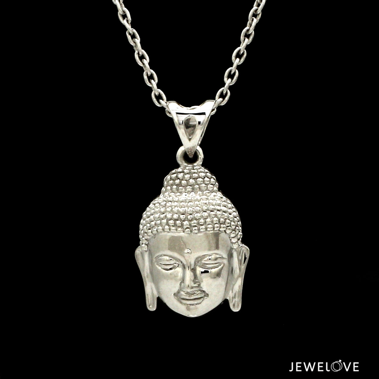 Plain Platinum Mahatma Buddha Pendant JL PT BUDDHA