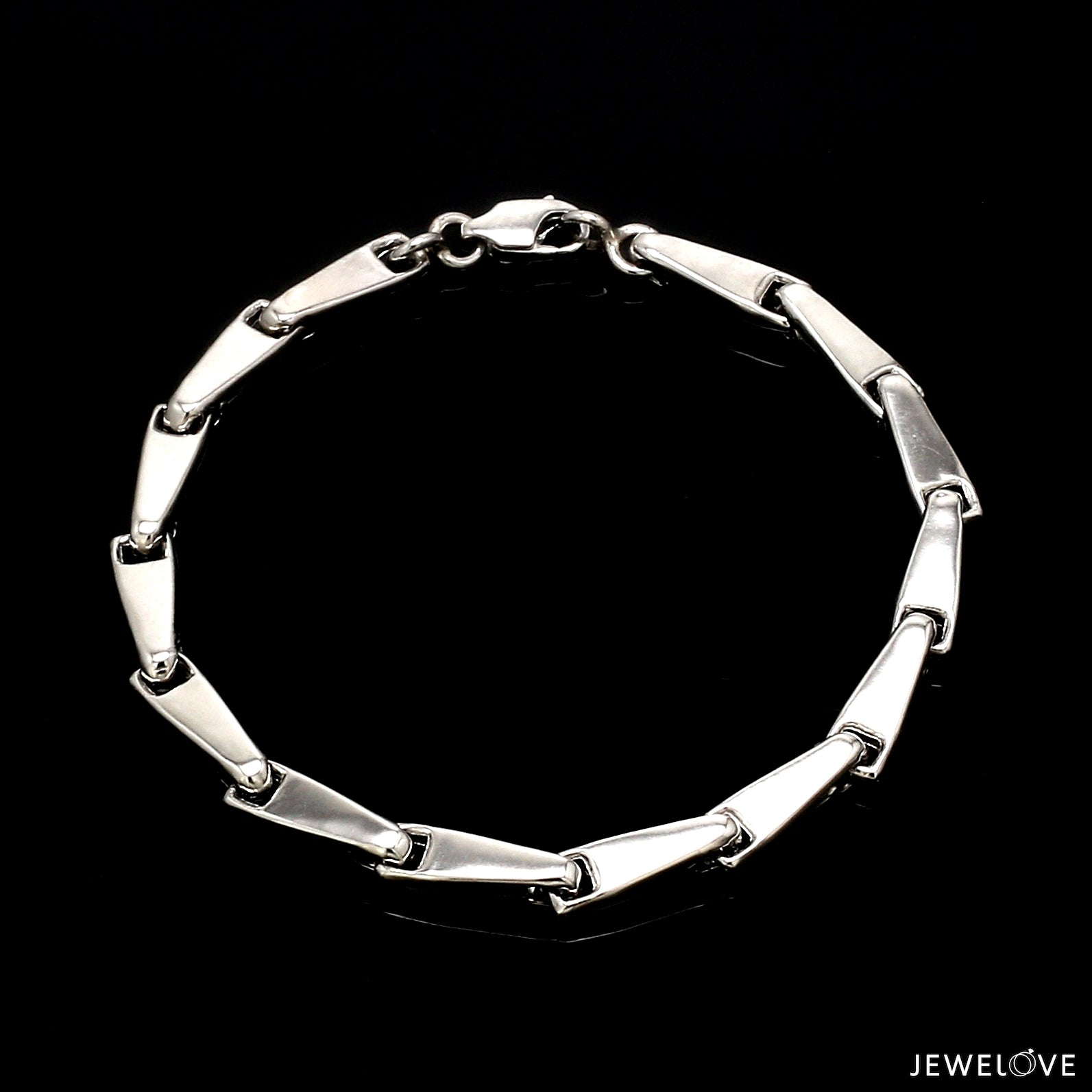 4.5mm Platinum Light Weight Bracelet for Men JL PTB 1301