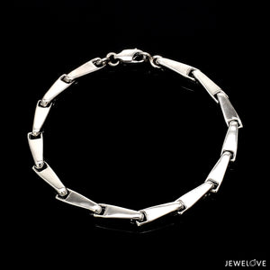 4.5mm Platinum Light Weight Bracelet for Men JL PTB 1301