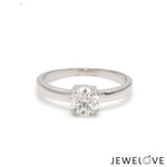 Load image into Gallery viewer, 30-Pointer Solitaire Platinum Engagement Ring JL PT 1269   Jewelove.US
