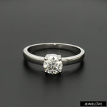 Load image into Gallery viewer, 30-Pointer Solitaire Platinum Engagement Ring JL PT 1269   Jewelove.US
