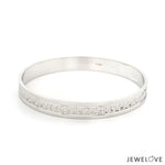 Load image into Gallery viewer, 6mm Platinum Kada for Women JL PTB 1322
