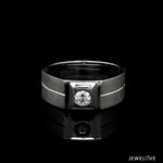 Load image into Gallery viewer, Diamond Platinum Ring for Men JL PT 1110   Jewelove.US
