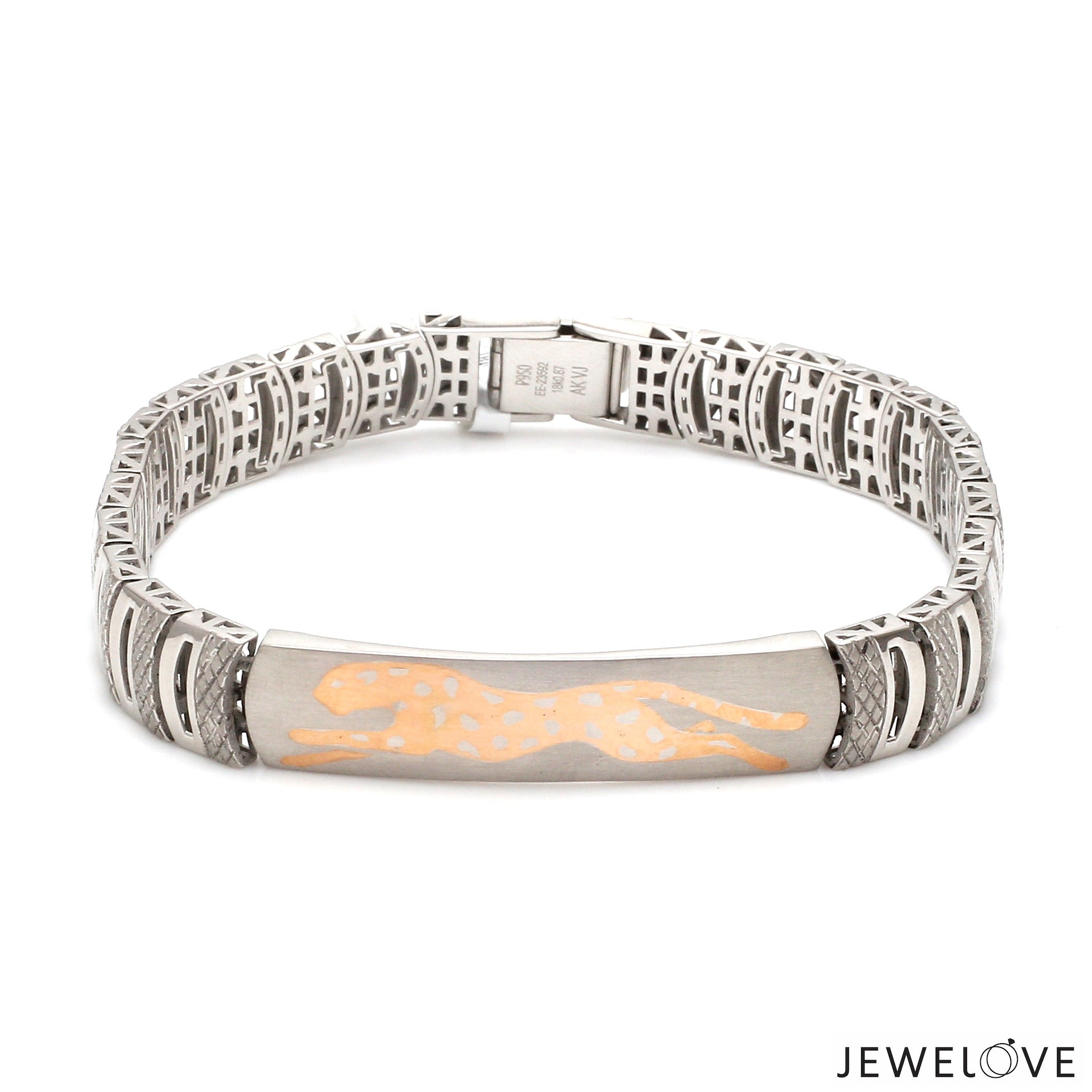Men of Platinum | Bracelet for Men with Rose Gold Jaguar JL PTB 1258
