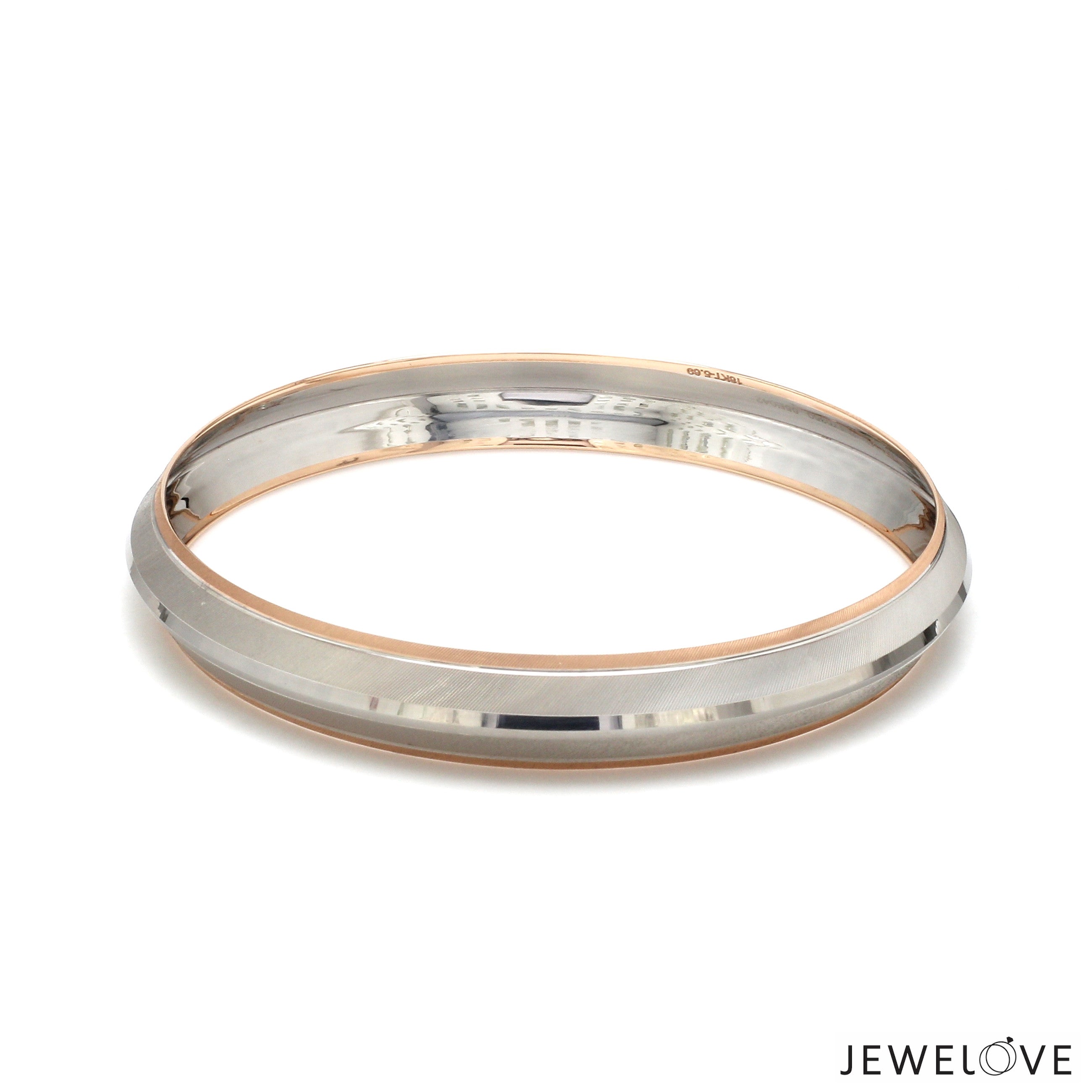 Platinum & Rose Gold Bracelet for Men JL PTB 1295