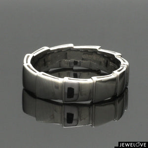 Plain Platinum Ring for Men JL PT 1392