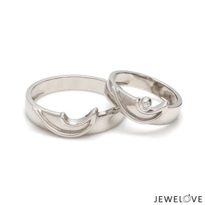 Designer Platinum Love Bands JL PT 119
