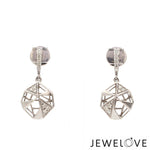Load image into Gallery viewer, Evara Platinum Diamonds Earrings for Women JL PT E 267   Jewelove.US

