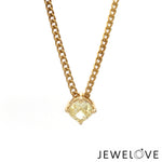 Load image into Gallery viewer, 18K Yellow Gold Pendant with Natural Fancy Intense Yellow Diamonds JL AU P 101
