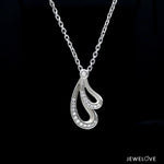 Load image into Gallery viewer, Evara Platinum Double Style Diamond Pendant for Women JL PT P 238
