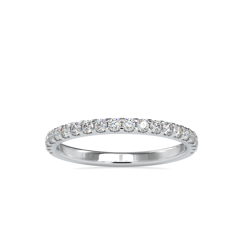 2-Pointer 3/4 Diamond Eternity Ring in Platinum JL PT US-0007  VVS-GH Jewelove