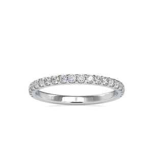 2-Pointer 3/4 Diamond Eternity Ring in Platinum JL PT US-0007  VVS-GH Jewelove