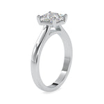 Load image into Gallery viewer, 0.50cts. Solitaire Princess Cut Diamond Platinum Engagement Ring JL PT 0013   Jewelove.US
