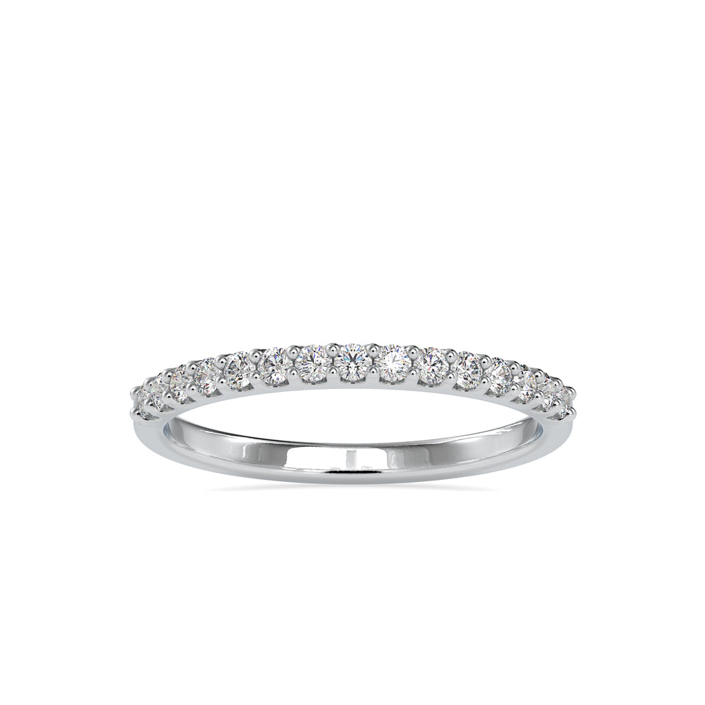 Half Eternity Platinum Ring with Diamonds for Women JL PT 0018  VVS-GH Jewelove
