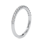 Load image into Gallery viewer, Half Eternity Platinum Ring with Diamonds for Women JL PT 0018
