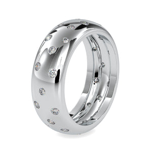Platinum Ring with Diamonds for Women JL PT 0019   Jewelove