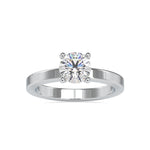 Load image into Gallery viewer, Platinum Diamond Halo Solitaire Engagement Ring JL PT 0021

