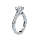 Load image into Gallery viewer, 0.30cts. Solitaire Platinum Diamond Shank Engagement Ring JL PT 0023-A   Jewelove.US
