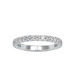 Load image into Gallery viewer, 3 Pointer Platinum Half Eternity Diamond Ring for Women JL PT 0026  VVS-GH Jewelove
