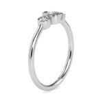 Load image into Gallery viewer, 3 Diamond Platinum Ring with Oval Cut Diamonds JL PT 0033
