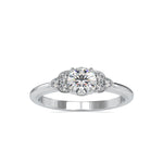 Load image into Gallery viewer, 0.50cts. Solitaire Platinum Diamond Engagement Ring JL PT 0035
