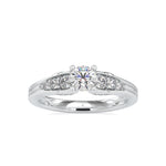 Load image into Gallery viewer, 30-Pointer Diamond Shank Platinum Ring for Women JL PT 0043   Jewelove
