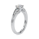 Load image into Gallery viewer, 30-Pointer Diamond Shank Platinum Ring for Women JL PT 0043   Jewelove
