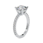 Load image into Gallery viewer, 30-Pointer Solitaire Platinum Diamond Shank Engagement Ring JL PT 0052   Jewelove
