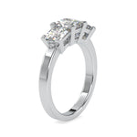 Load image into Gallery viewer, 30-Pointer Princess Cut Solitaire Platinum Diamond Accent Ring JL PT 0062   Jewelove.US
