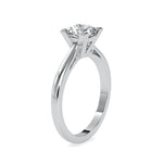 Load image into Gallery viewer, 0.50cts. Princess Cut Diamond Solitaire Platinum Engagement Ring JL PT 0074   Jewelove.US
