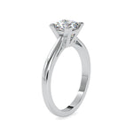 Load image into Gallery viewer, 0.50cts. Princess Cut Diamond Solitaire Platinum Engagement Ring JL PT 0074
